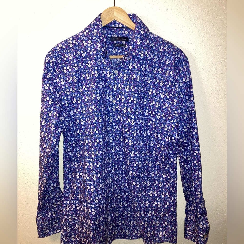 Men’s floral button down